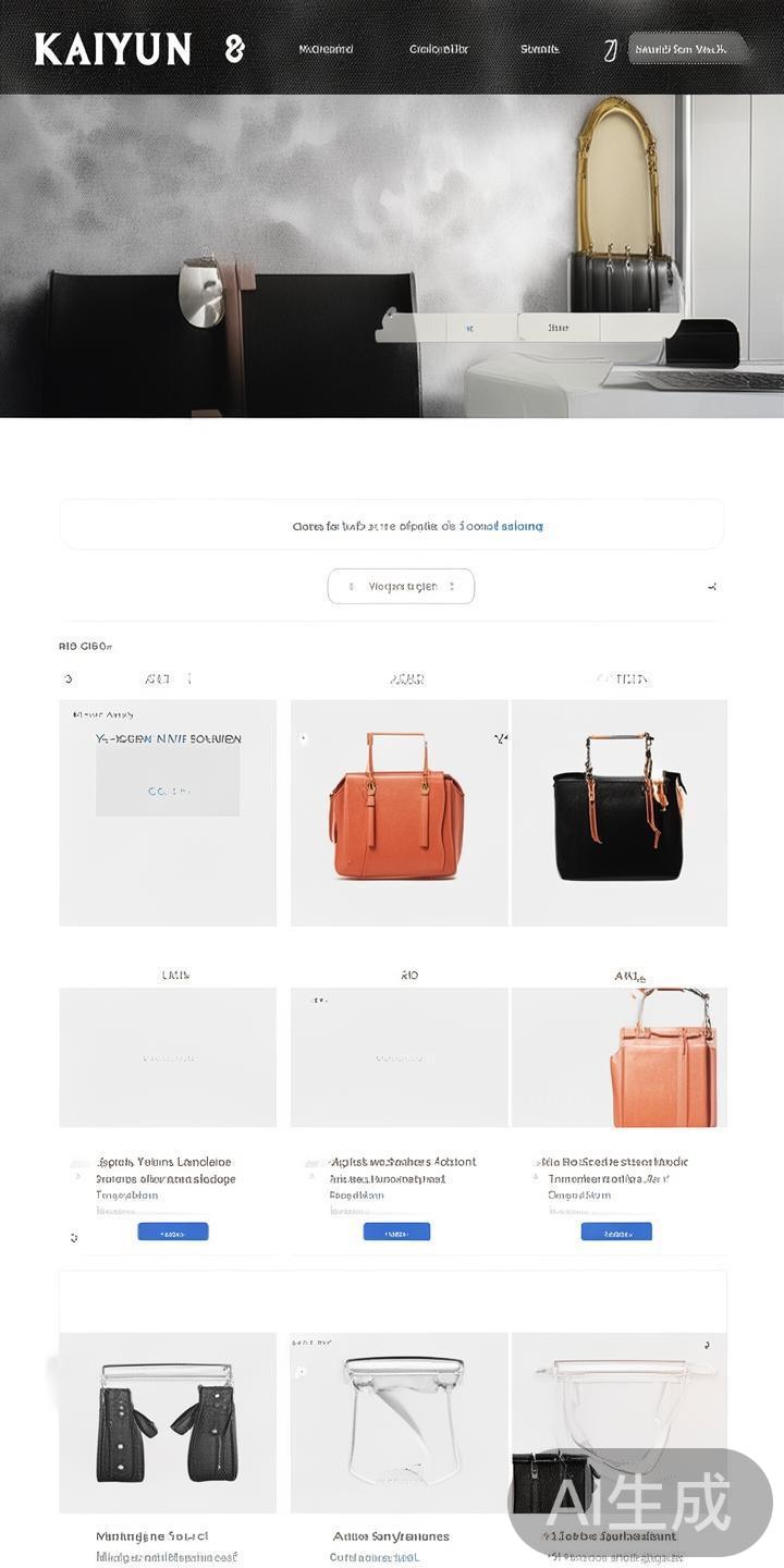 在开云官网网页版首页，用户可以通过清晰的分类菜单快